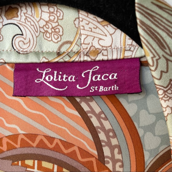 Lolita Jaca St. Barth Silk Kimono Top Cover Up - Picture 5 of 5